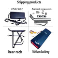 Universal electric rear power assisted 36V48V18650 lithium battery with large capacity, long endurance, and strong power
