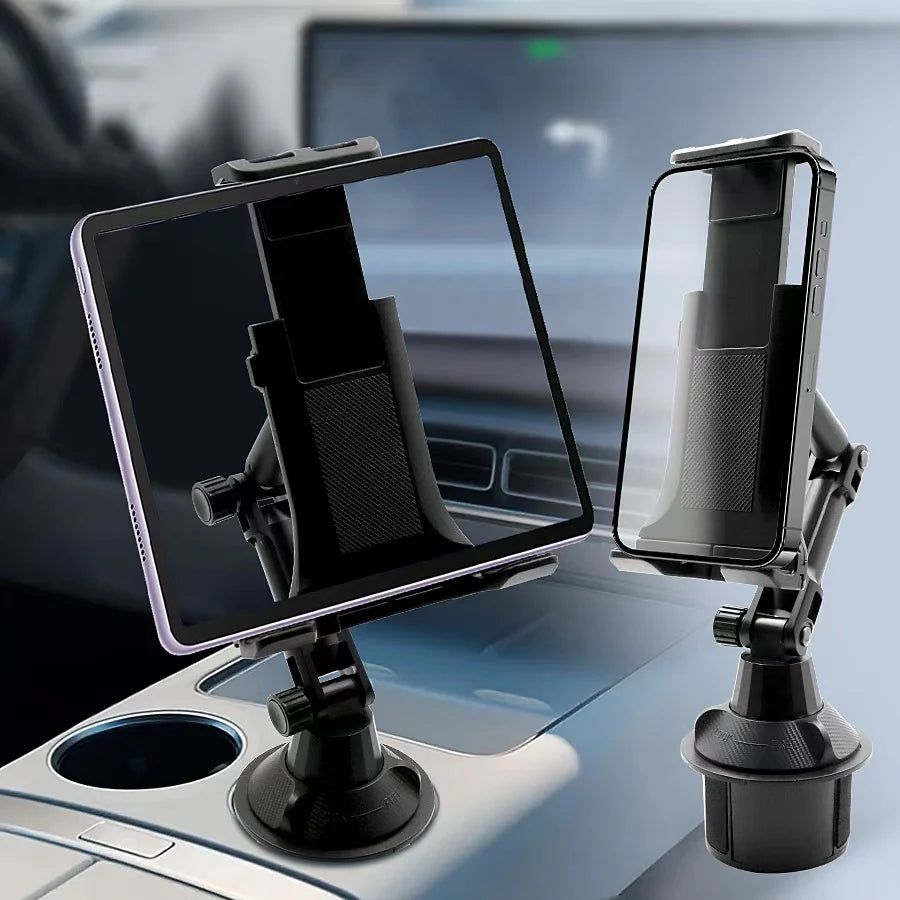 JFBONIN 2025 Rotating Tablet Stand Car Phone Stand Holder Car Water Cup Phone Stand In Car Navigation