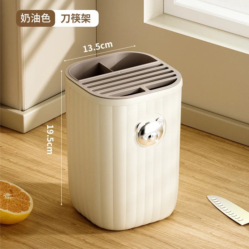 Kitchen Multifunctional Tool Holder Kitchen Countertop Tool Shelf Household Tool Holder