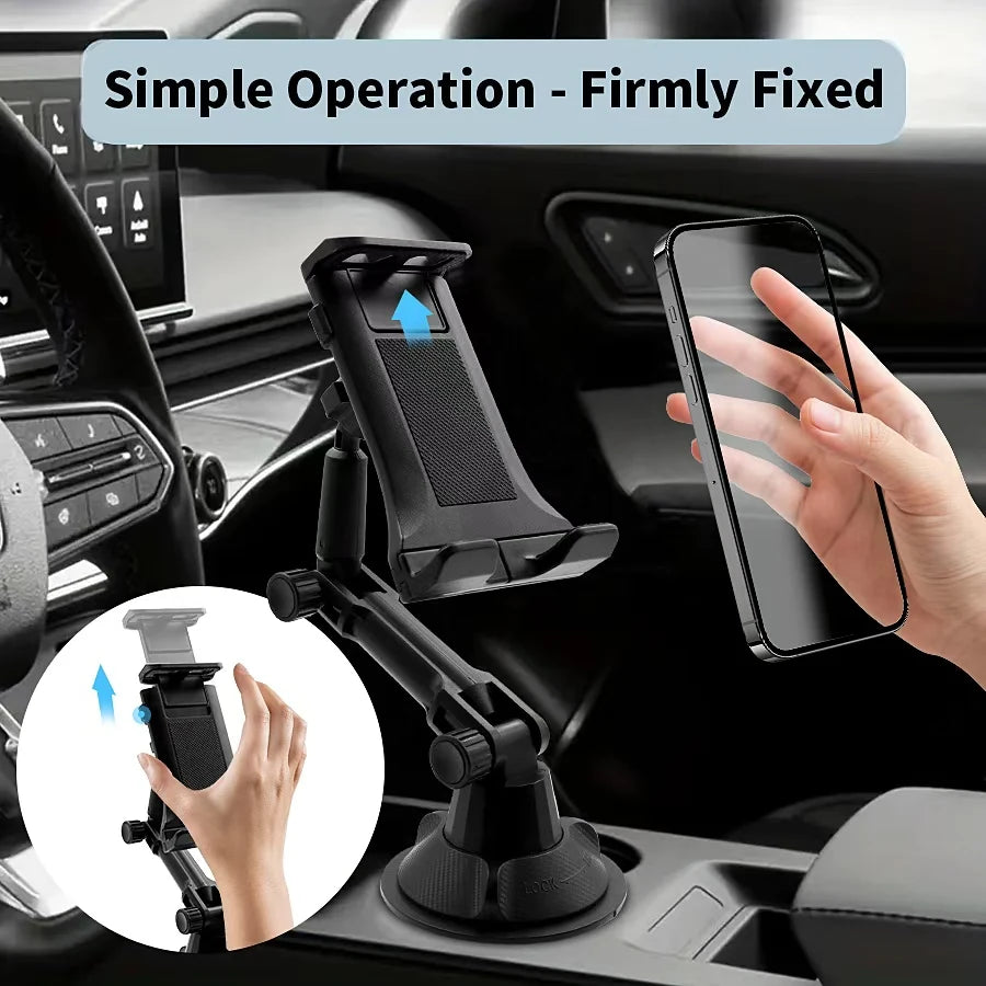 JFBONIN 2025 Rotating Tablet Stand Car Phone Stand Holder Car Water Cup Phone Stand In Car Navigation