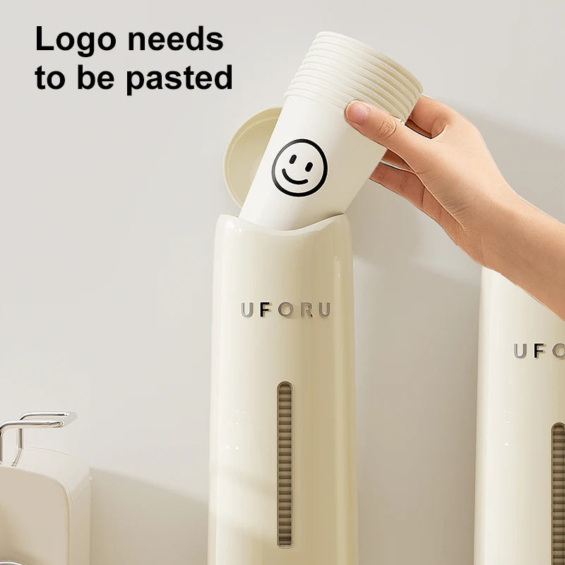 UFORU Water Dispenser Cup Extractor , Wall Mounted Holder Bracket, Home Kitchen Accessories for Kitchen Storage Rack Organizer
